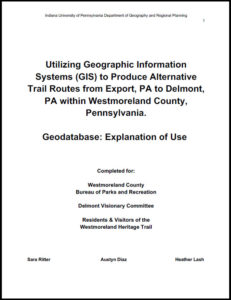 GIS report cover