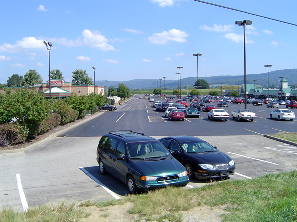 Laurel Mountain Plaza from Unity Plaza