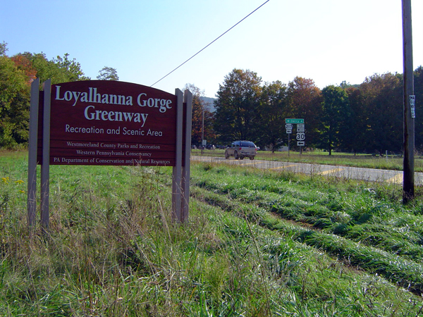Loyalhanna Gorge Sign