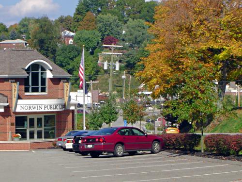 Norwin Library, Looking North Toward 30
