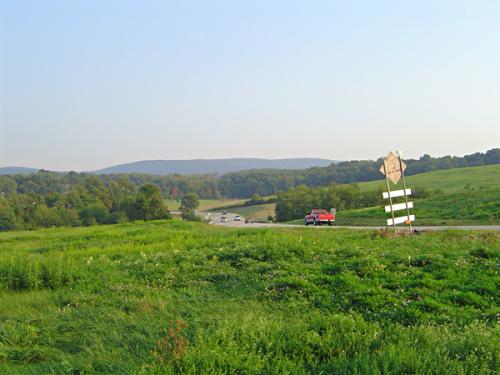 On Site Looking Toward the Chestnut Ridge Arnold Palmer Drive